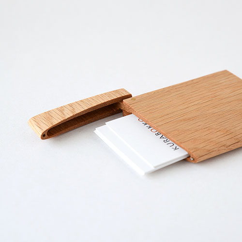木製カードケース：INRO(ナチュラル)／OakVillage